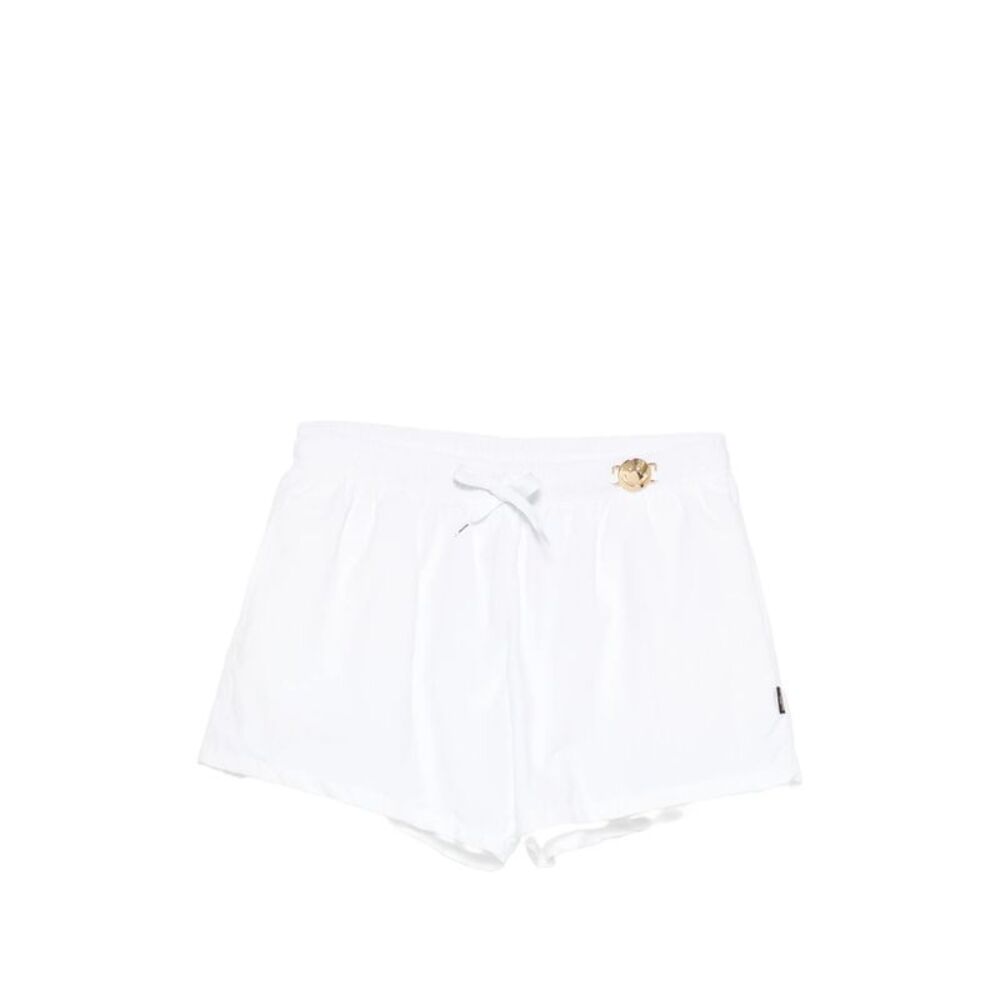 Moschino White Beachwear - Swim Shorts Men
